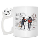 Кружка с футбольным мячиком
