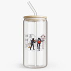 Банка с бамбуковой крышкой