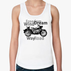 Женская майка  'Мото'