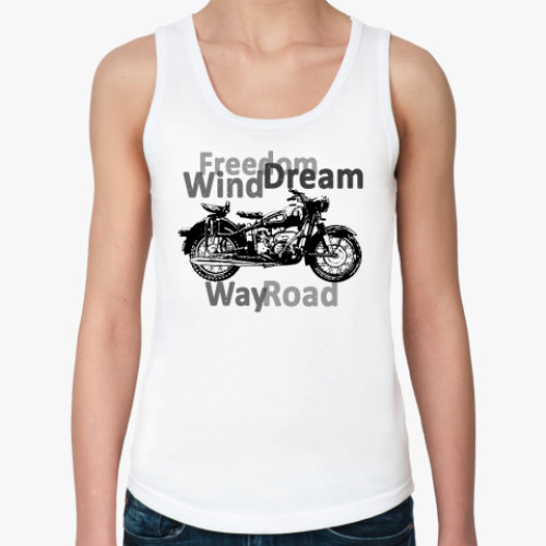 Женская майка  'Мото'