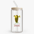 Банка с бамбуковой крышкой