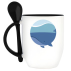 Кружка с ложкой