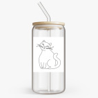 Банка с бамбуковой крышкой