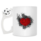 Кружка с футбольным мячиком