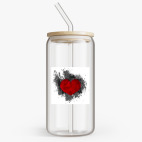 Банка с бамбуковой крышкой