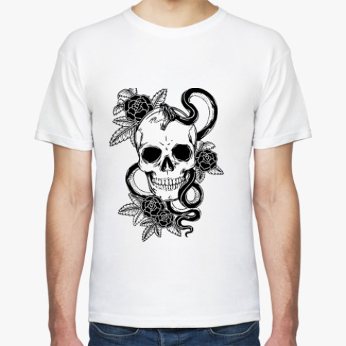 Футболка с принтом Череп