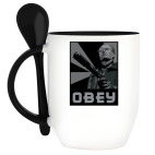 Кружка с ложкой