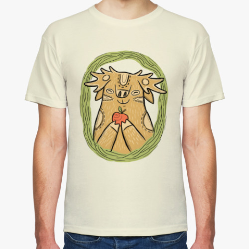 Футболка с принтом Лось