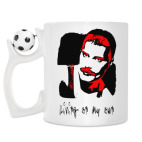 Кружка с футбольным мячиком