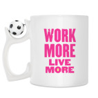 Кружка с футбольным мячиком