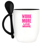 Кружка с ложкой