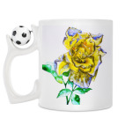 Кружка с футбольным мячиком