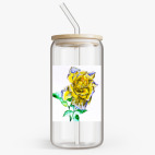 Банка с бамбуковой крышкой