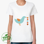 Женская футболка органик