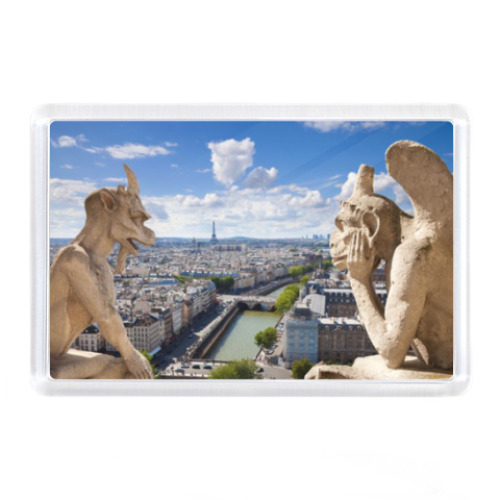 Магнит с принтом Париж, Франция