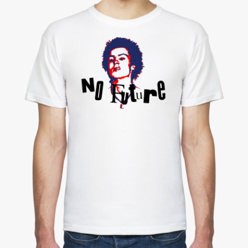 Футболка с принтом Sid Vicious No Future