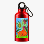 Металлическая бутылка 400 мл UV-DTF