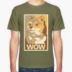 Классическая футболка WOW - Doge