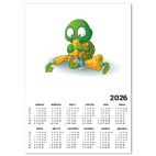 Добрый Черепашонок с морковкой