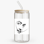 Банка с бамбуковой крышкой