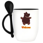 Кружка с ложкой