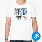 Мужская спортивная футболка