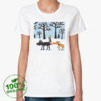 Женская футболка органик