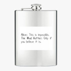 Фляжка стальная