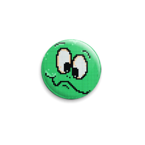 Значок 25мм Смайлик