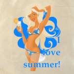 I love summer (Я люблю лето)