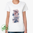 Женская футболка органик