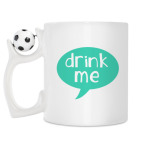 Кружка с футбольным мячиком