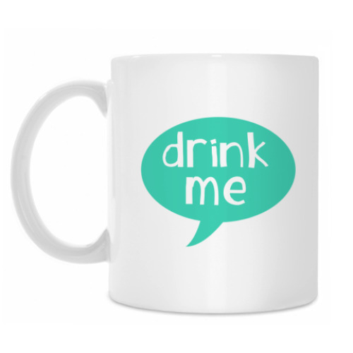 Кружка с принтом Drink Me!