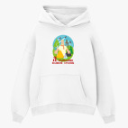 Толстовка худи оверсайз