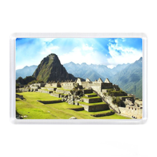 Магнит с принтом Перу, Мачу-Пикчу
