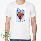 Мужская футболка органик