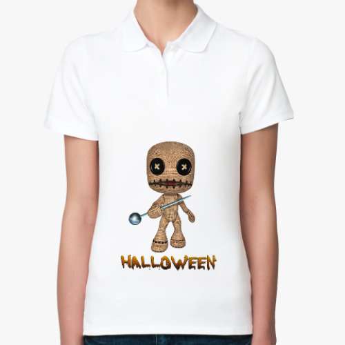 Женская рубашка поло Хеллоуин