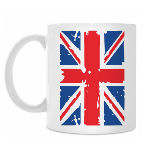 Кружка с принтом флаг Англии