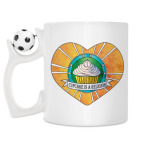 Кружка с футбольным мячиком