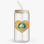 Банка с бамбуковой крышкой