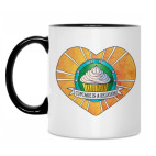 Кружка двухцветная