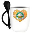 Кружка с ложкой