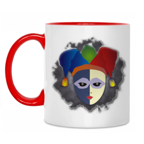 Кружка с принтом ~ Чёрный Паяц ~