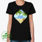 Женская футболка органик