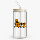 Банка с бамбуковой крышкой