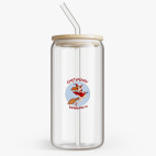 Банка с бамбуковой крышкой