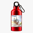 Металлическая бутылка 400 мл UV-DTF