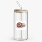 Банка с бамбуковой крышкой