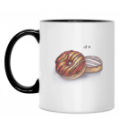 Кружка двухцветная