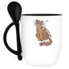 Кружка с ложкой